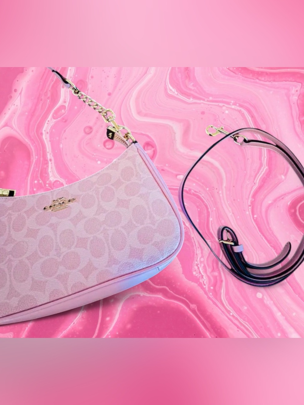 Teri shoulder bag - pink